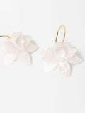 Aretes De Aro Con Flor