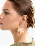 Aretes Abiertos Con Maxi Flor