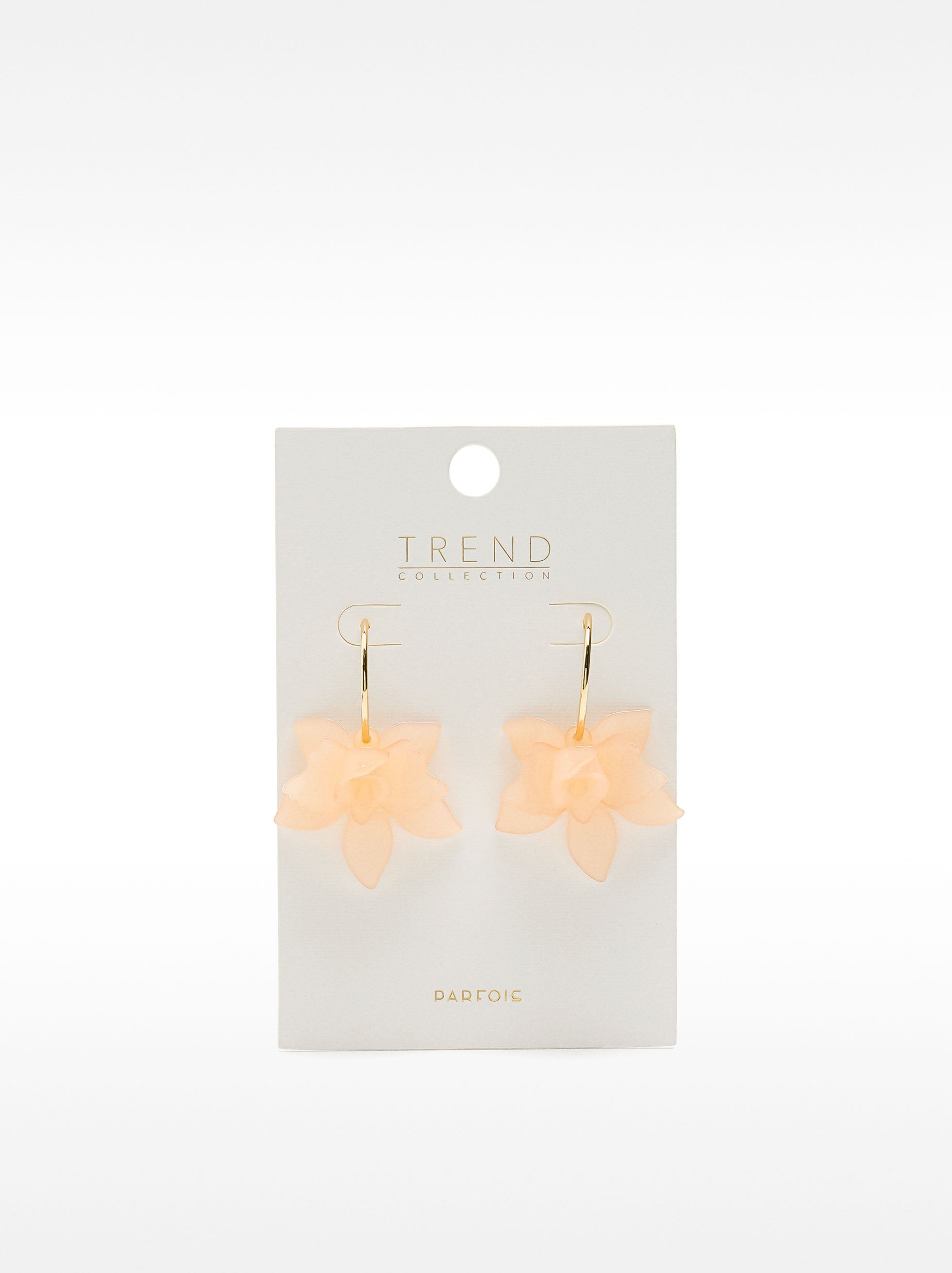 Aretes Abiertos Con Maxi Flor