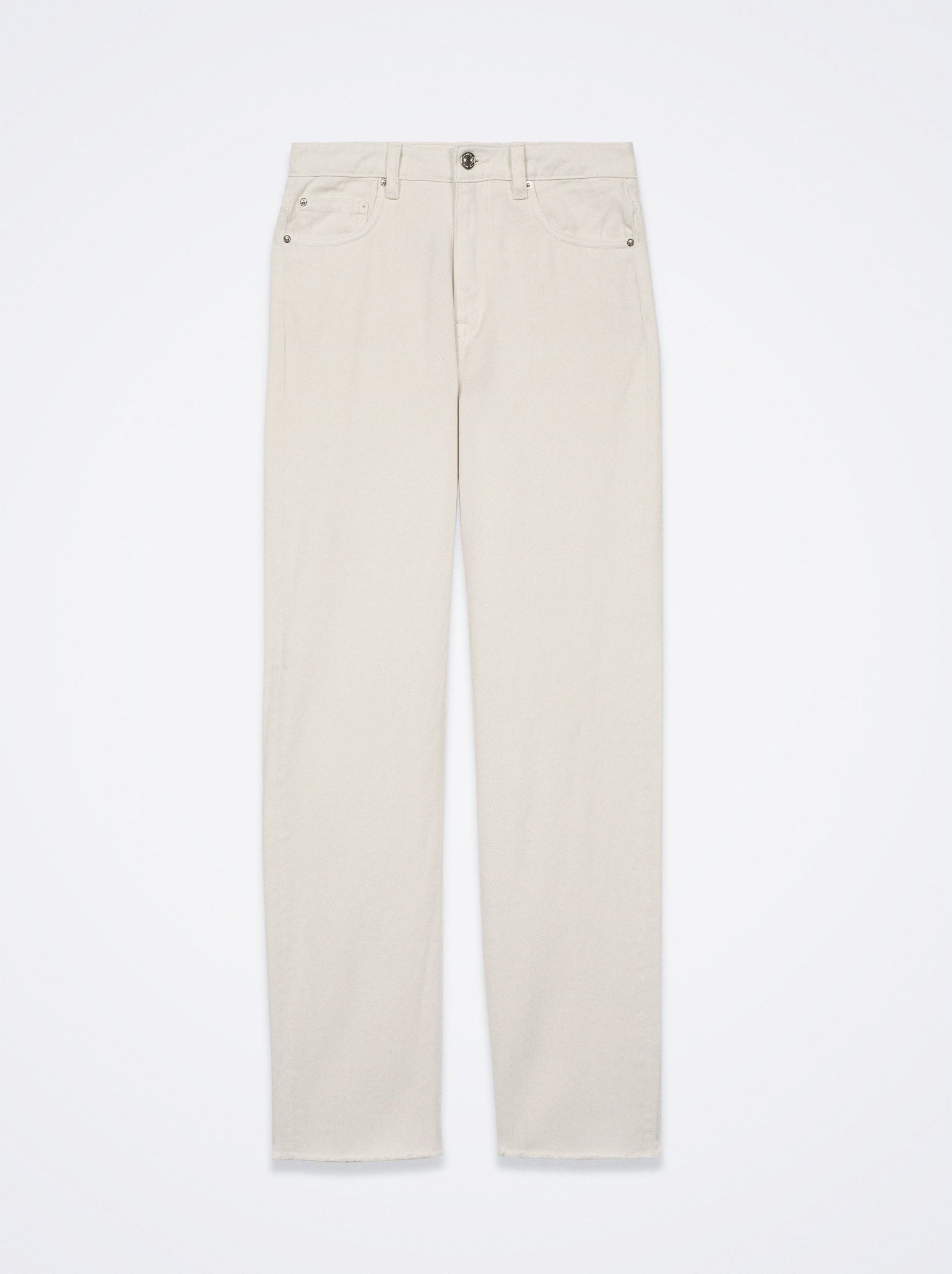Pantalón De Denim Recto
