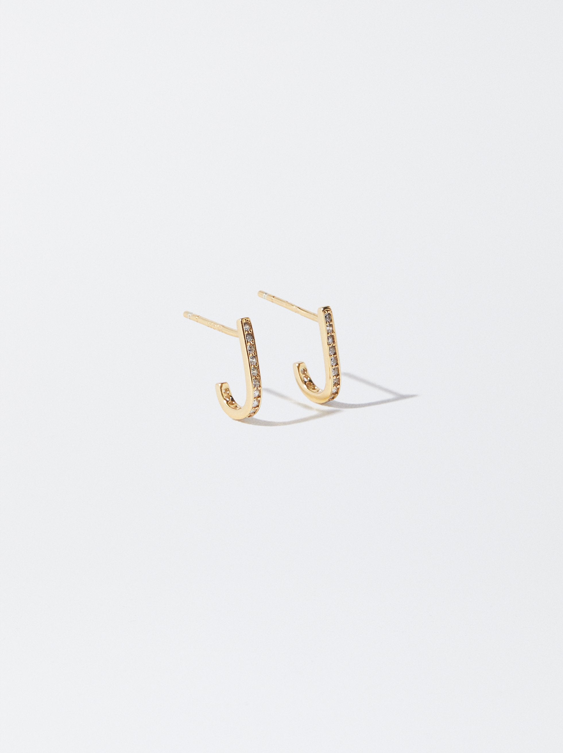 Aretes De Plata 925 Con Circonitas