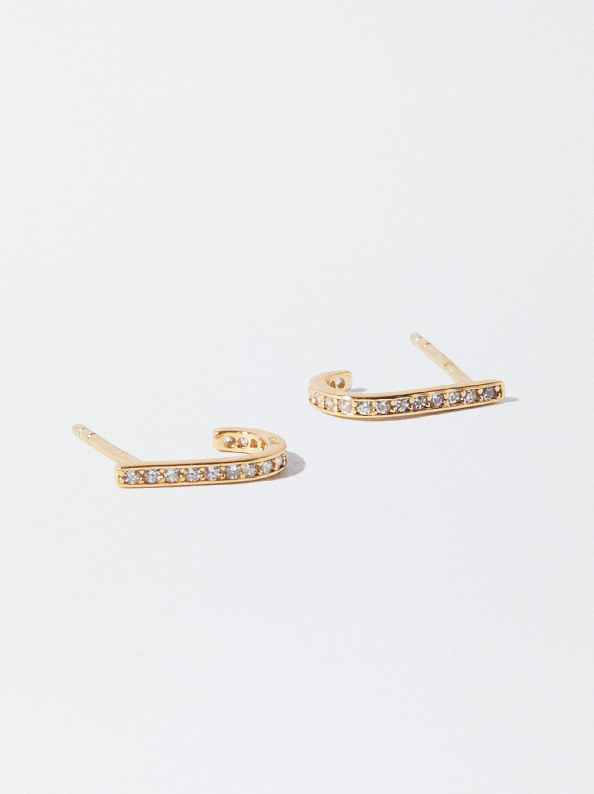 Aretes De Plata 925 Con Circonitas