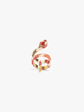 Anillo Cobra Con Esmalte