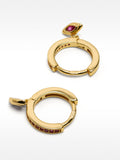 Aretes Con Circonias - Plata De Ley 925