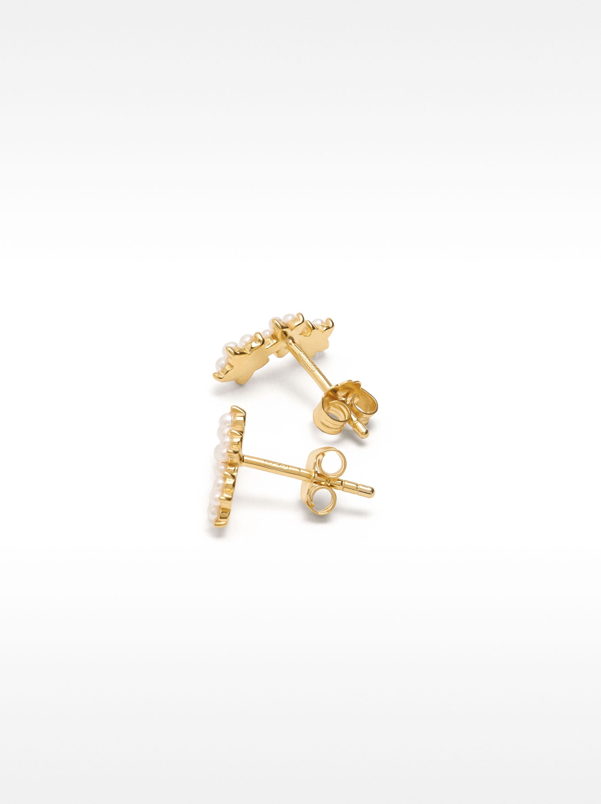 Pendientes Con Circonitas - Plata De Ley 925