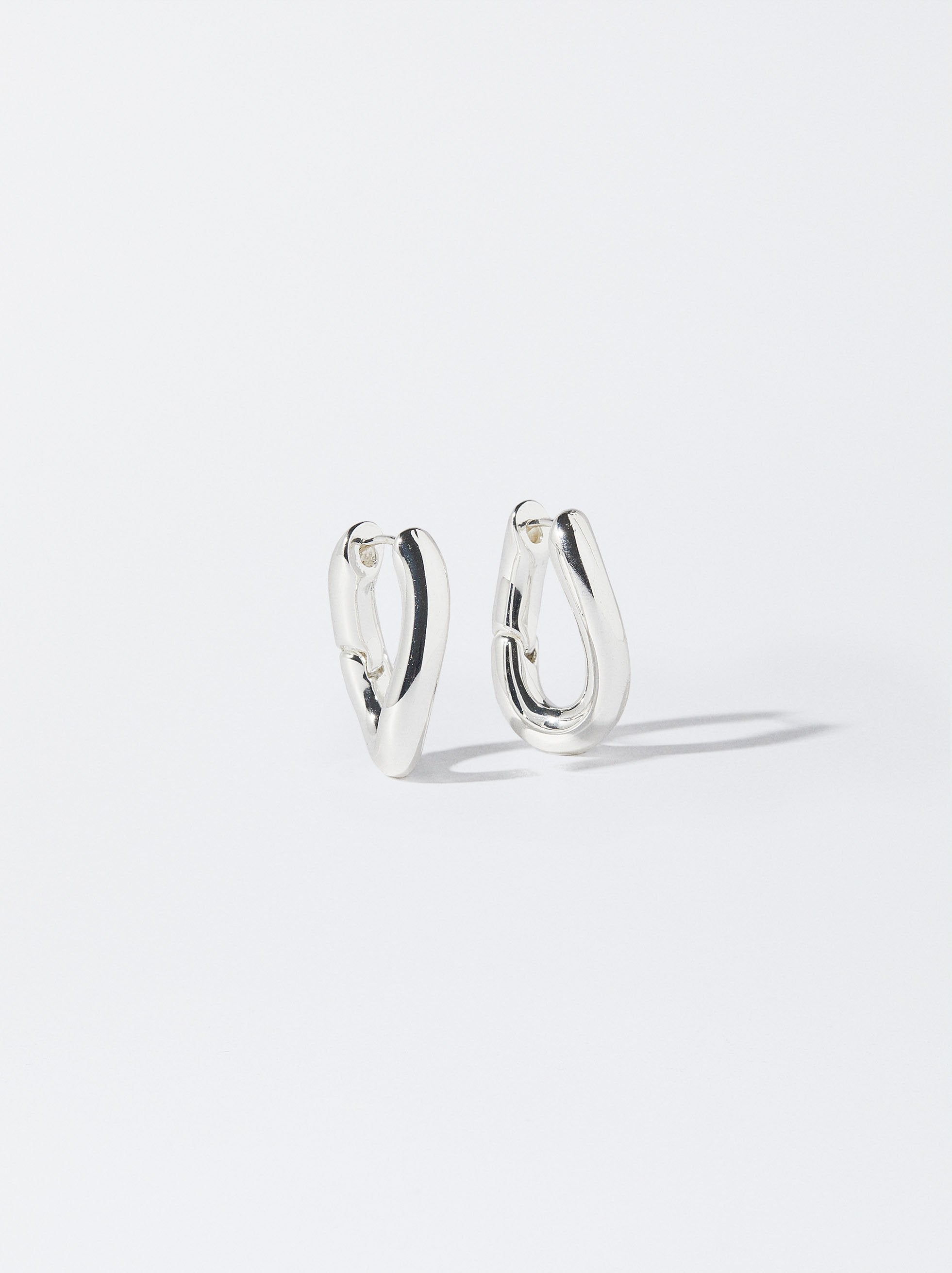 Aretes De Aro Plateados