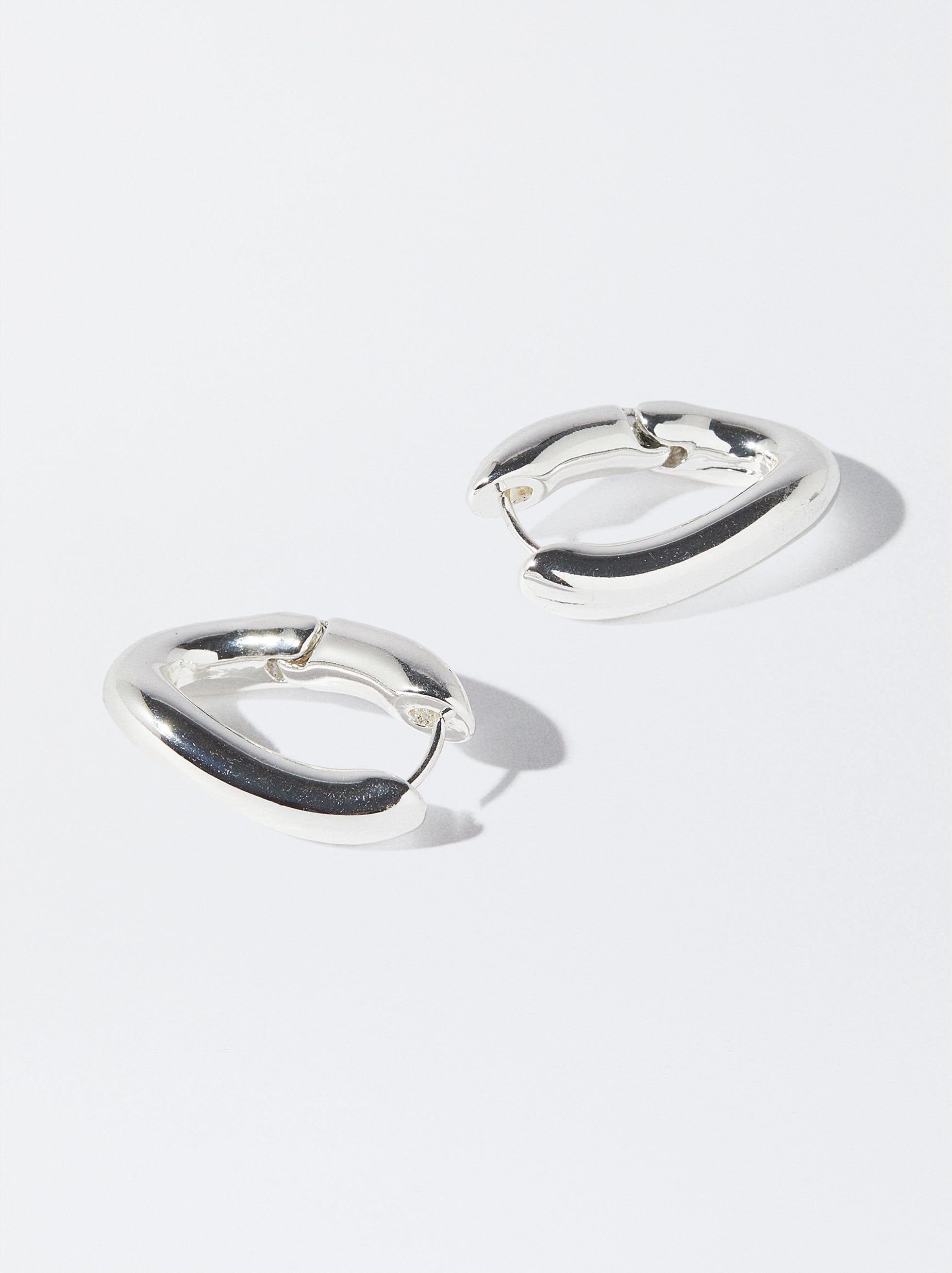 Aretes De Aro Plateados