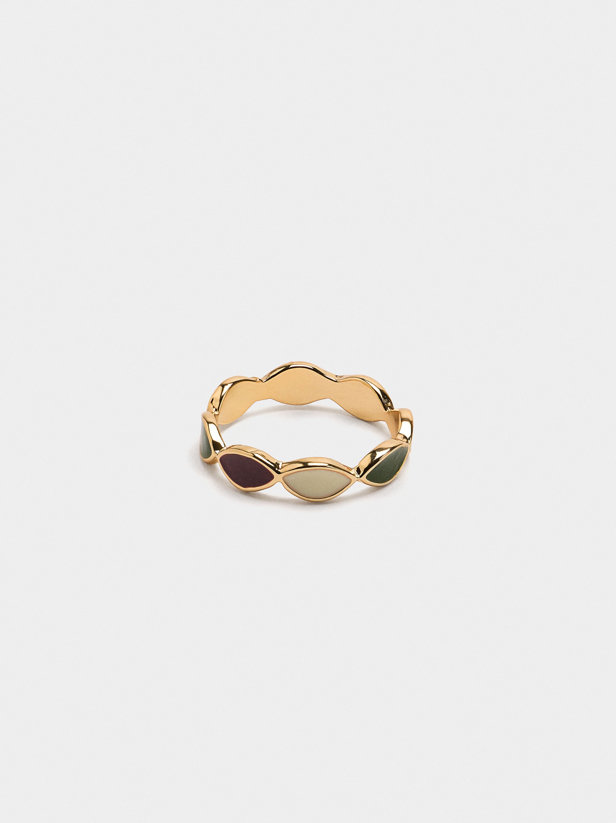 Anillo Con Esmalte