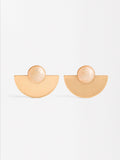 Aretes En Forma De Abanico