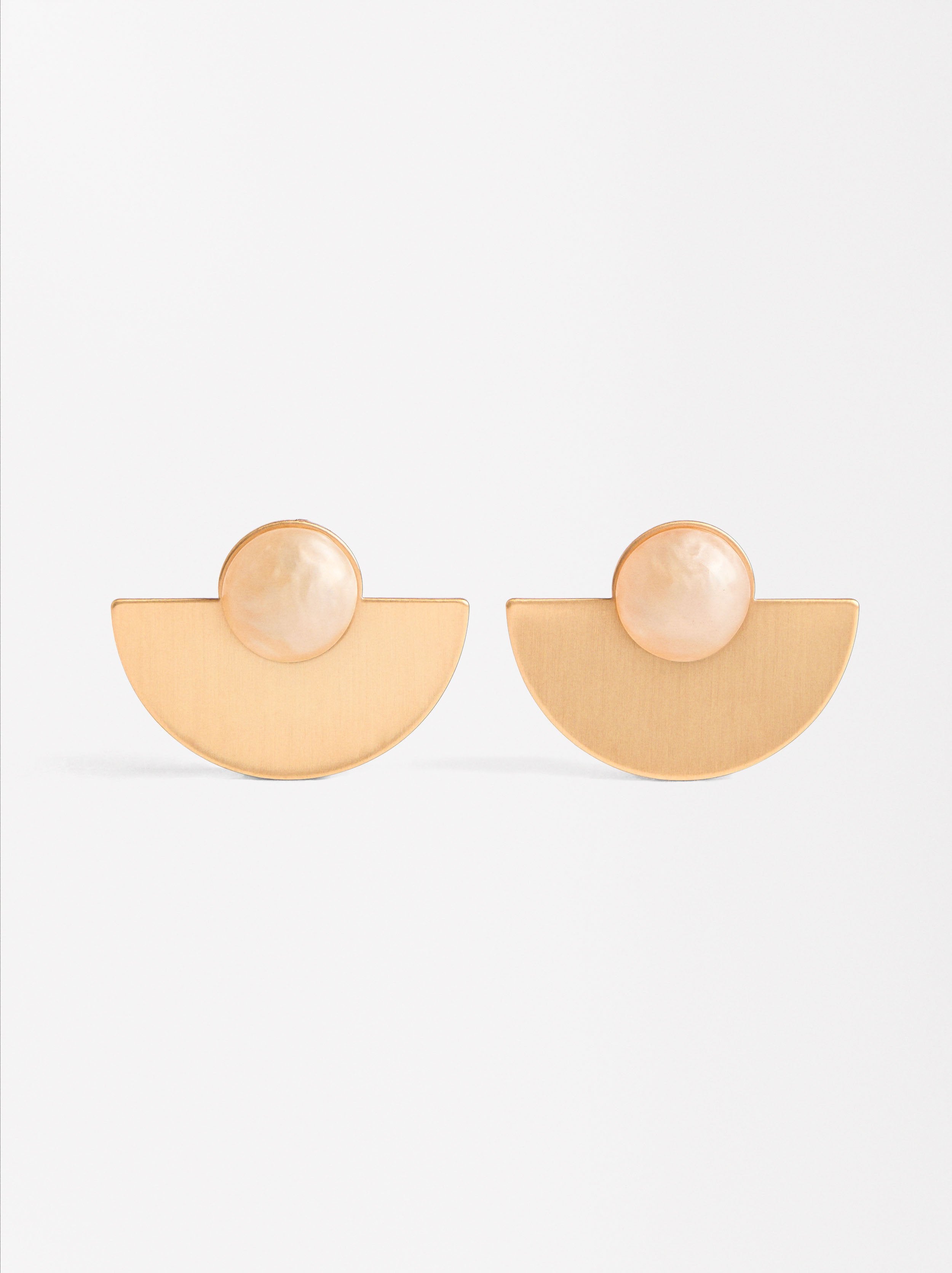 Aretes En Forma De Abanico