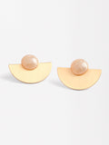 Aretes En Forma De Abanico