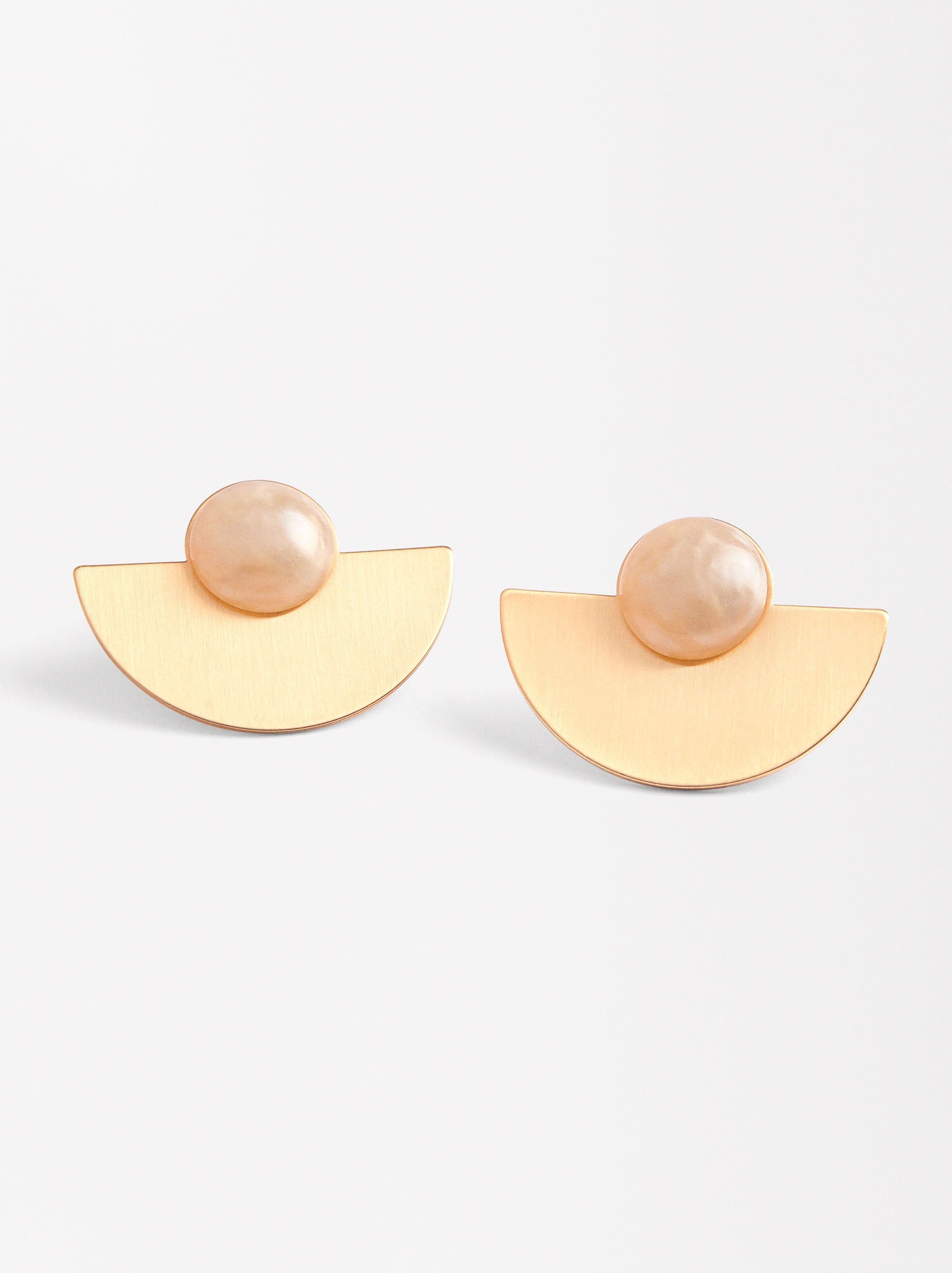 Aretes En Forma De Abanico