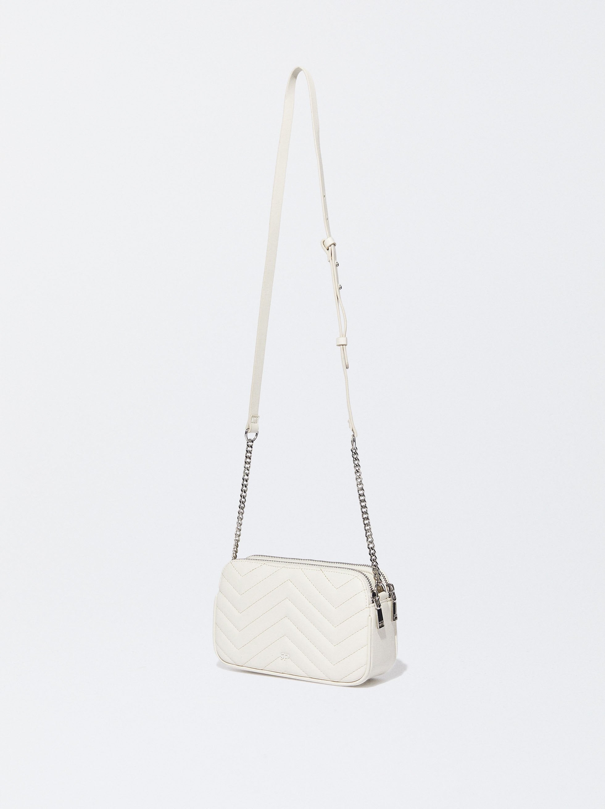 Bolso Acolchado Con Cadena