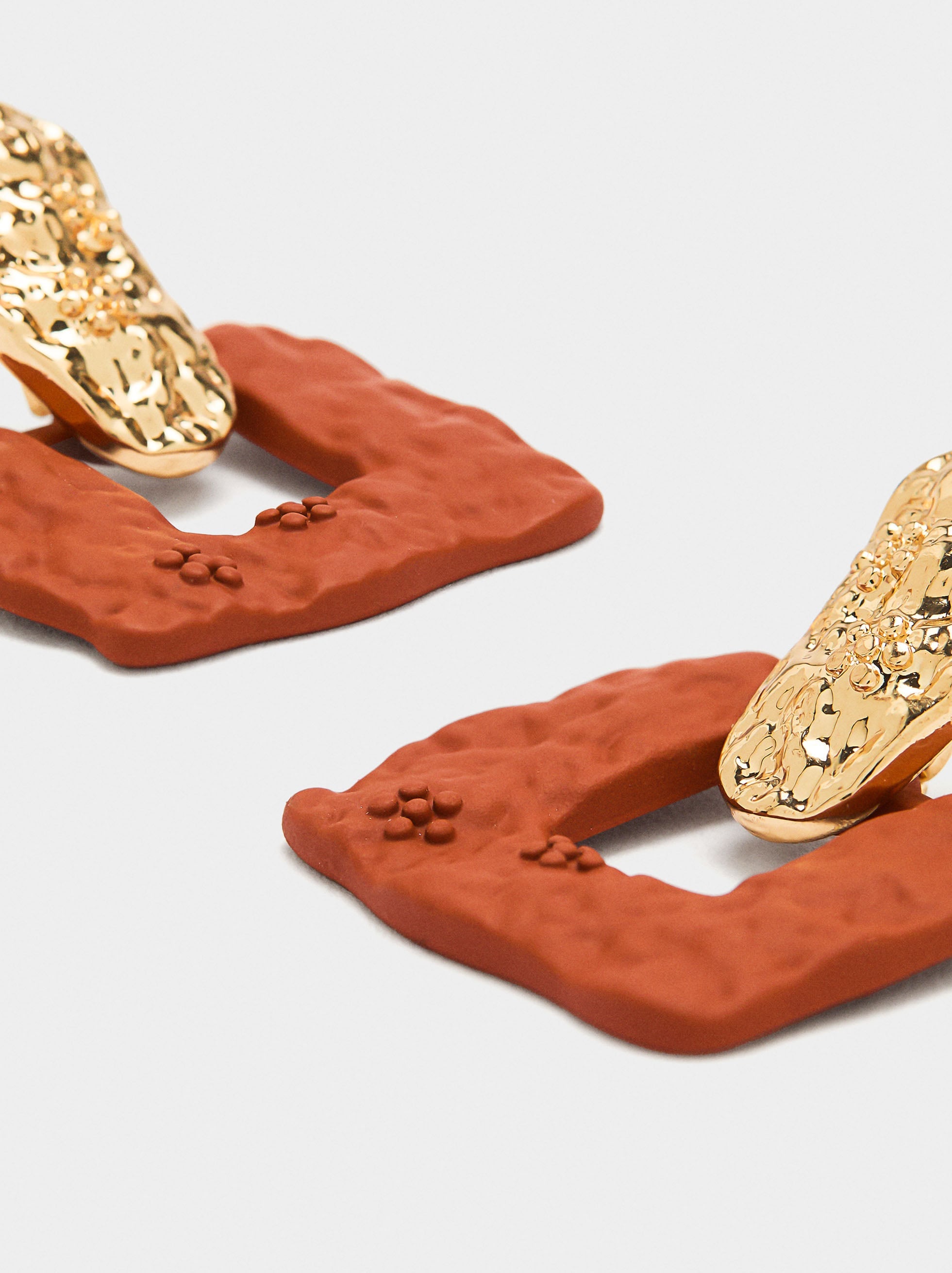 Pendientes Con Efecto Mate