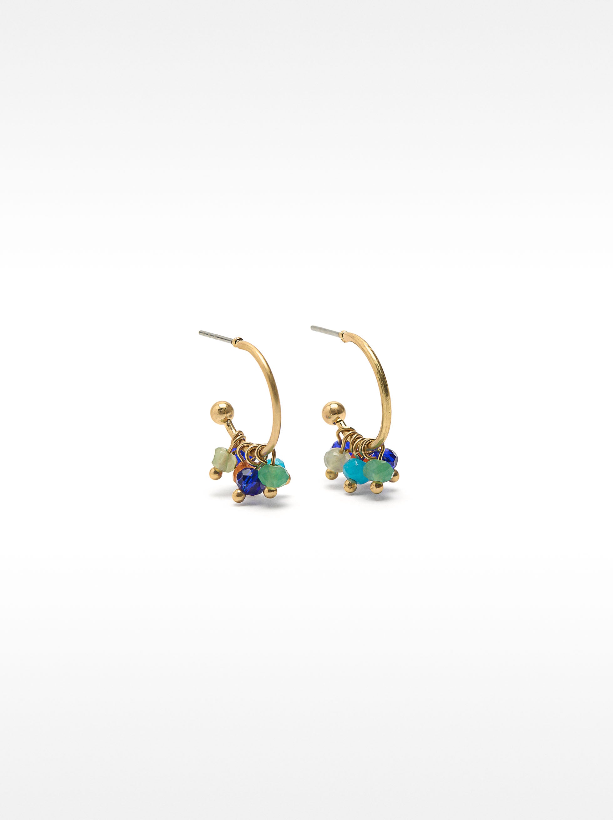 Aretes Abiertos Con Piedras