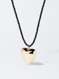 Collar Cordón Corazón