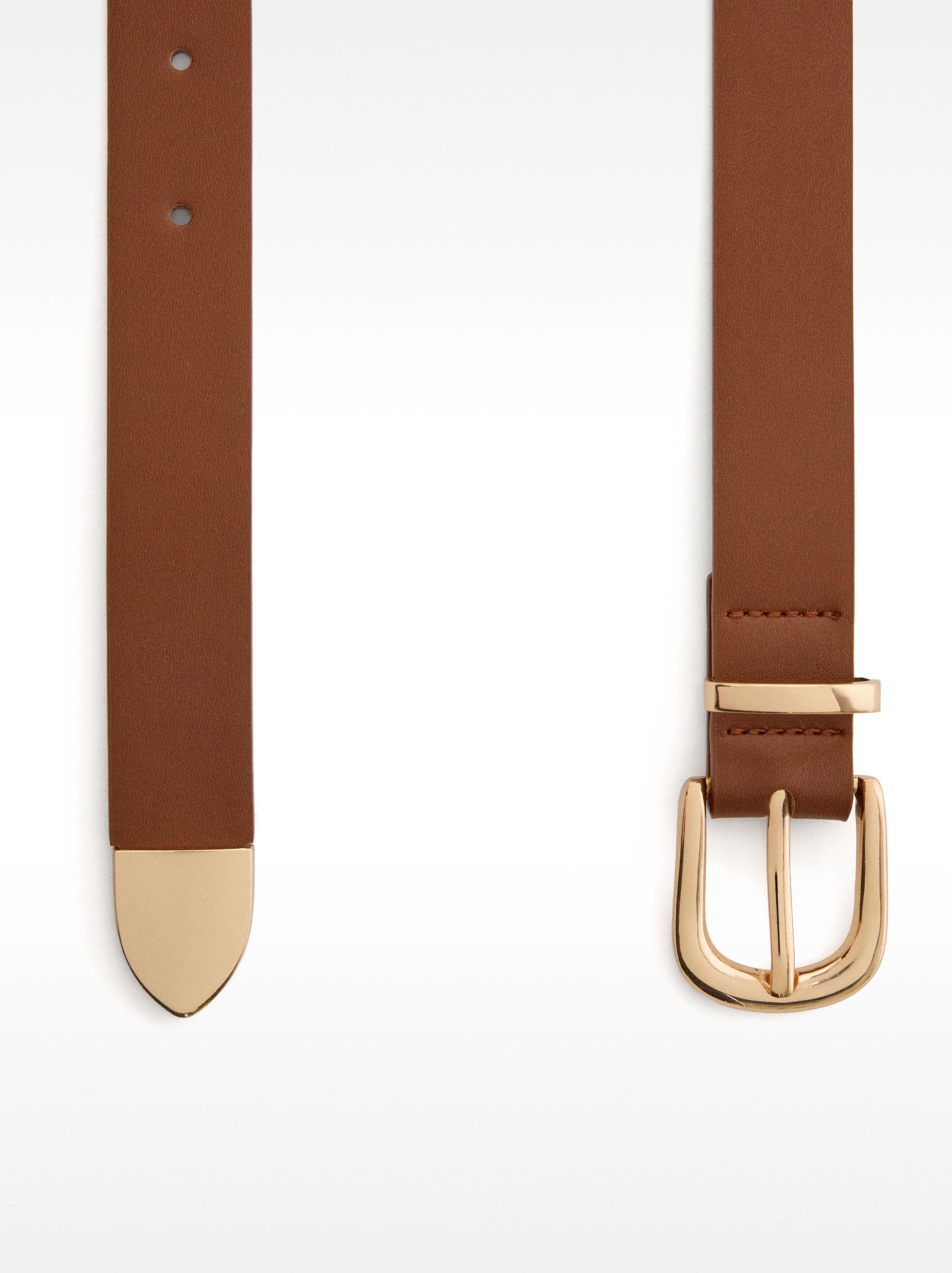 Cinturón Liso Con Hebilla