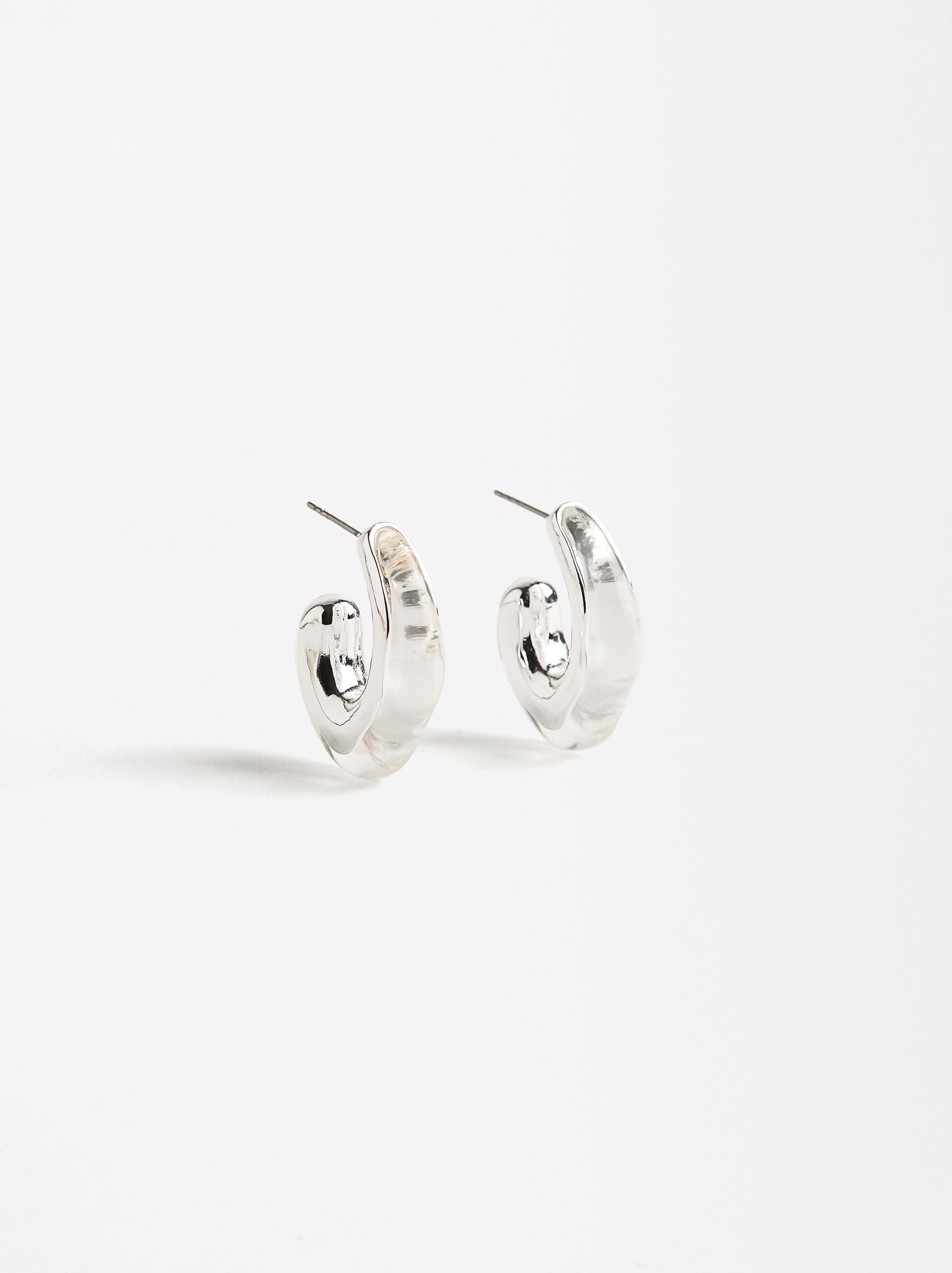Aretes Abiertos Con Resina