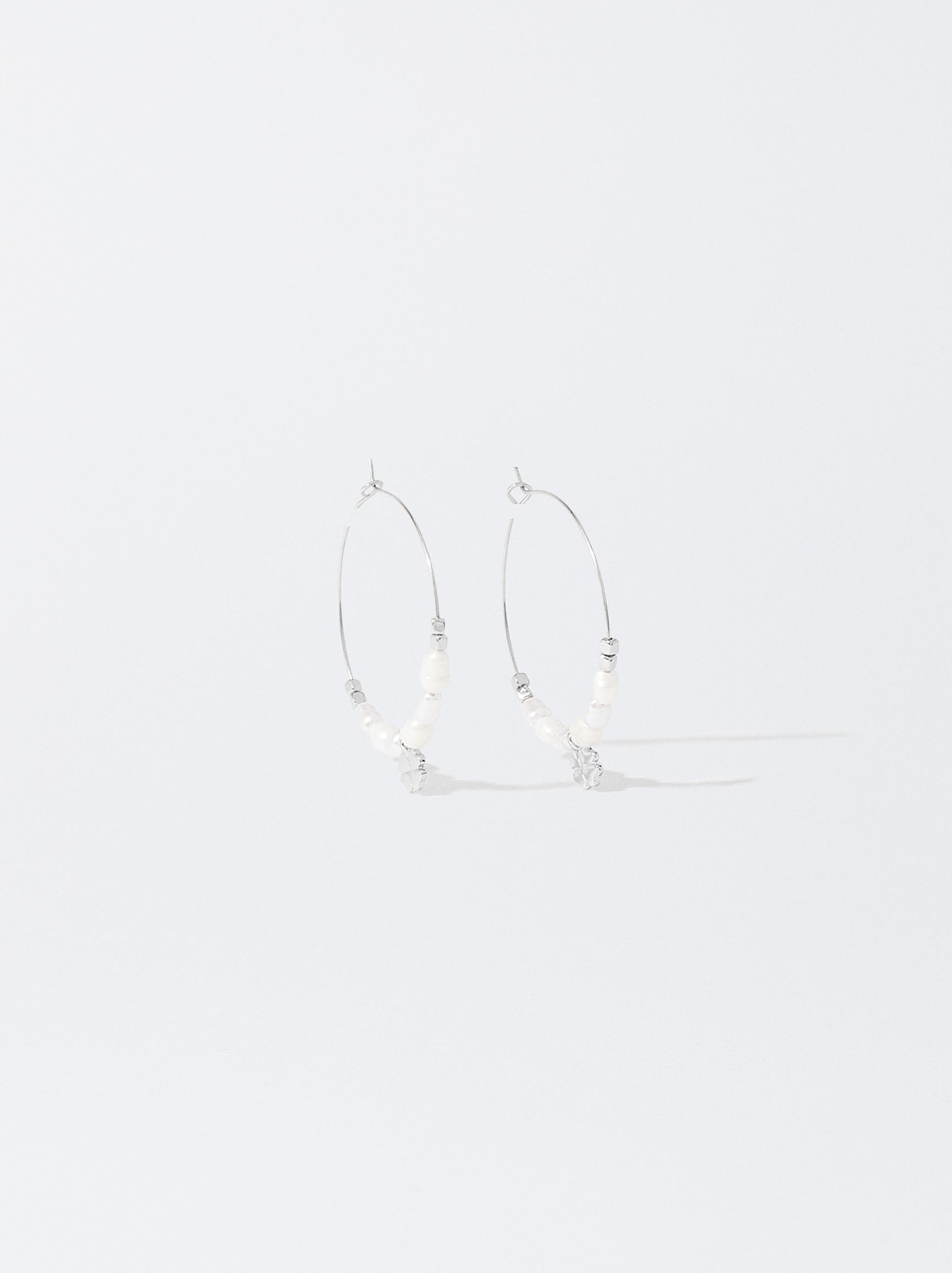 Aretes Con Perlas De Agua Dulce