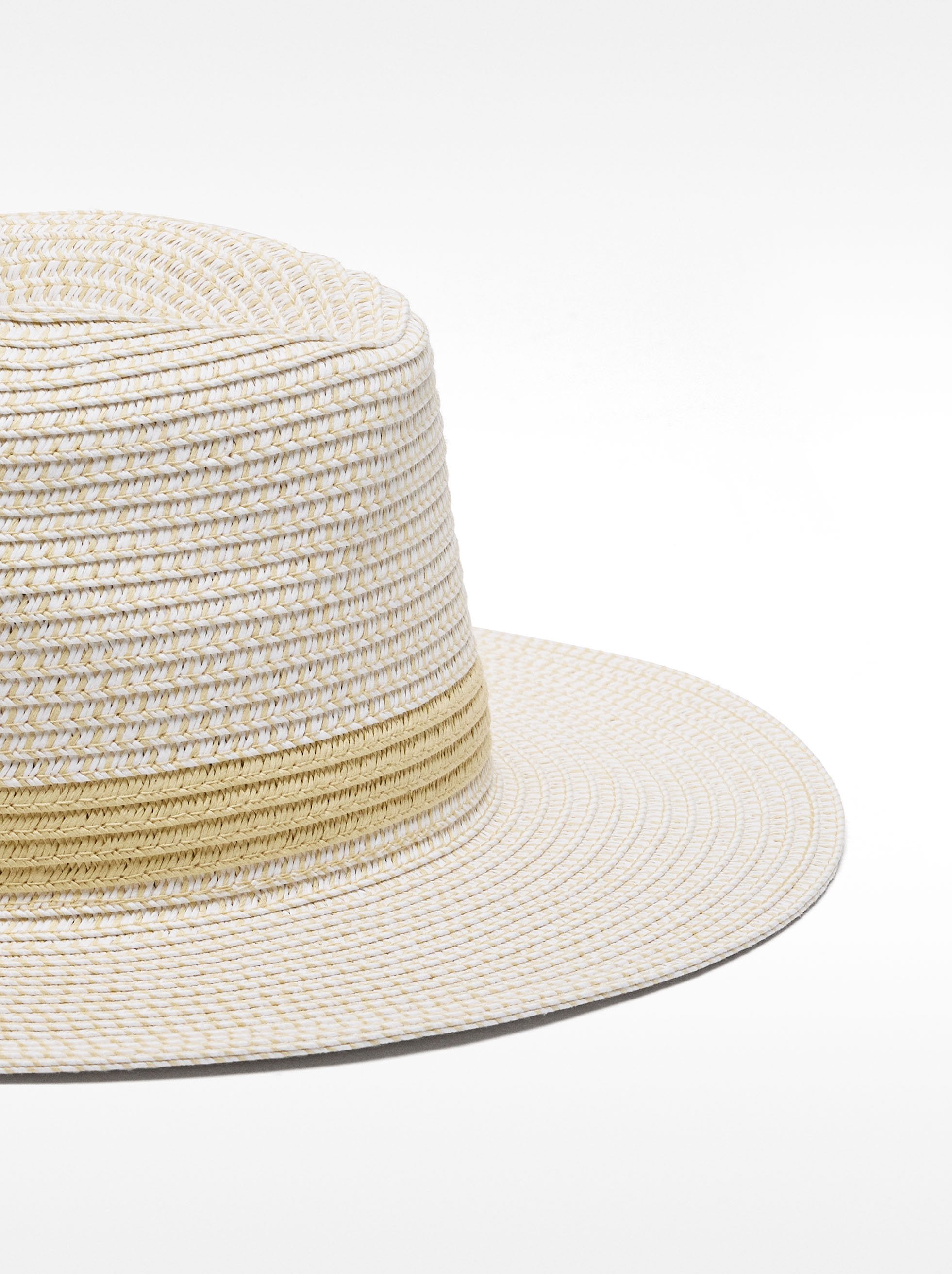 Sombrero Efecto Rafia