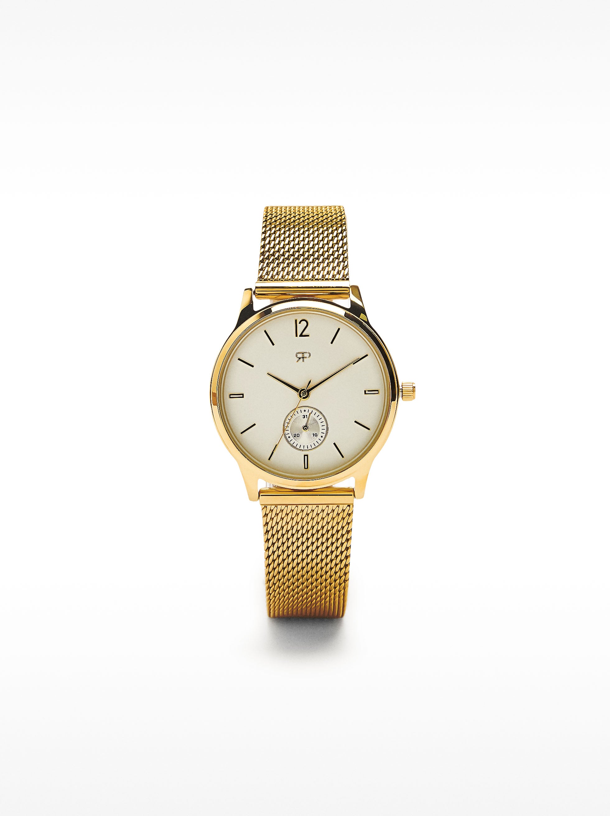 Reloj Pulsera De Malla Metálica De Acero