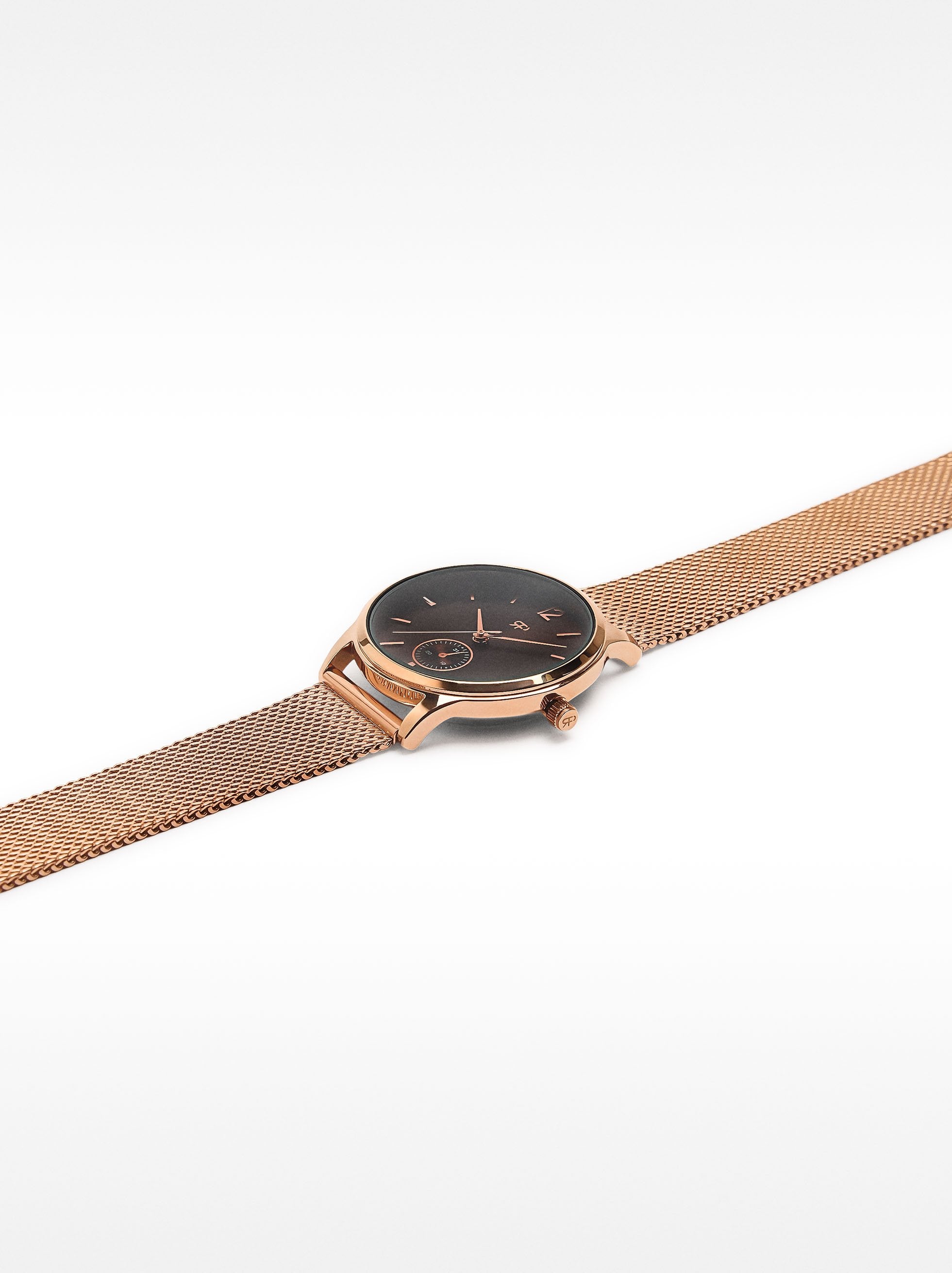 Reloj Pulsera De Malla Metálica De Acero