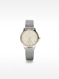Reloj Pulsera De Malla Metálica De Acero