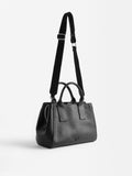 Bolso Tote Con Textura Y Bandolera