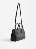 Bolso Tote Con Textura Y Bandolera