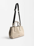 Cartera Tote Con Textura Y Bandolera