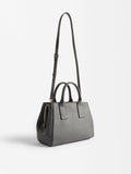 Bolso Tote Con Textura Y Bandolera
