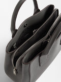Bolso Tote Con Textura Y Bandolera