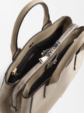 Bolso Tote Con Textura Y Bandolera