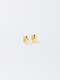 Aretes De Aro De Plata 925