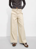 Pantalón Ancho De Algodón