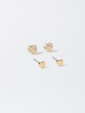 Conjunto De Pendientes Con Circonitas