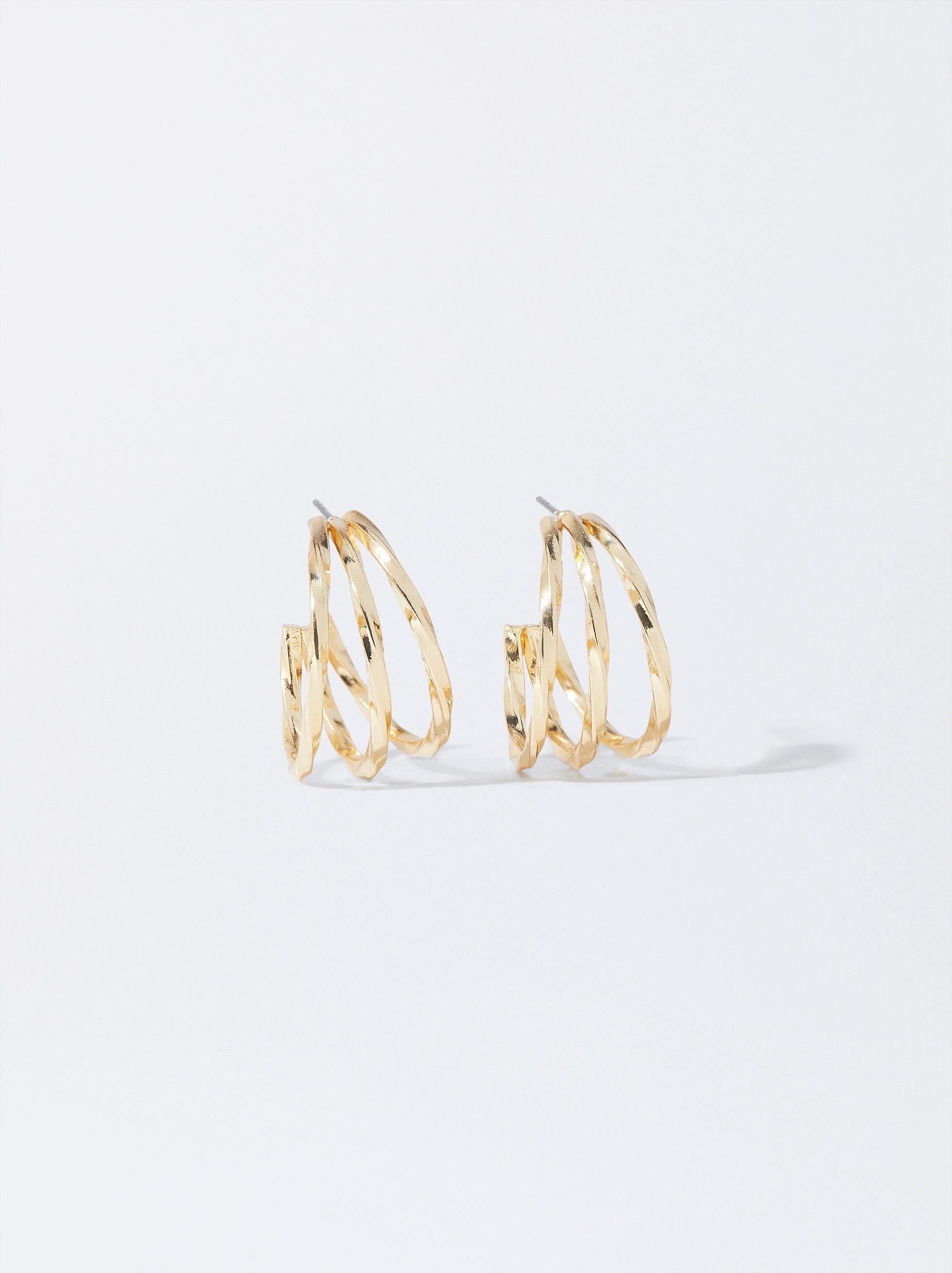 Aretes De Aro Dorados