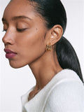 Aretes De Aro Dorados