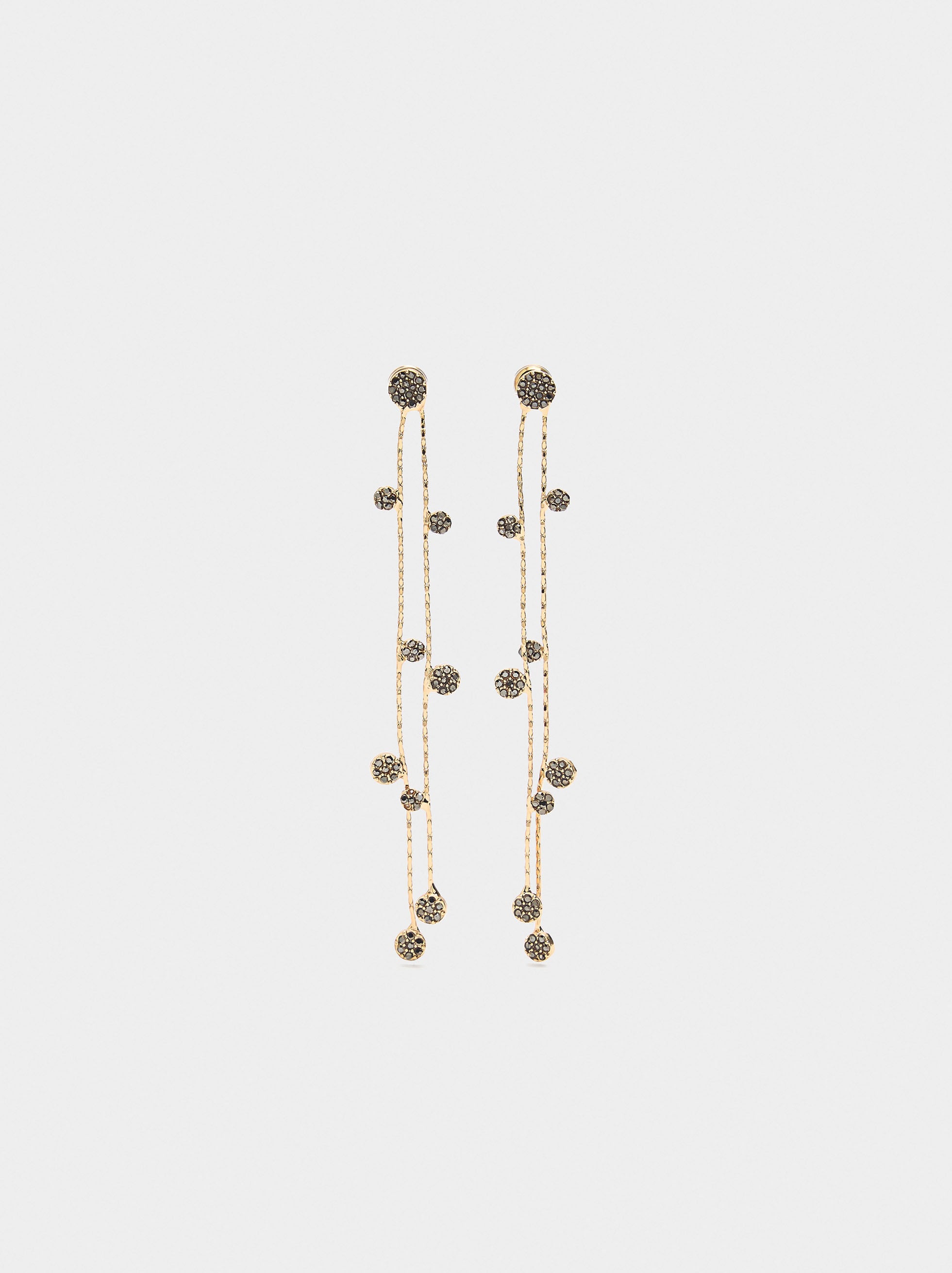 Pendientes Largos De Cristales