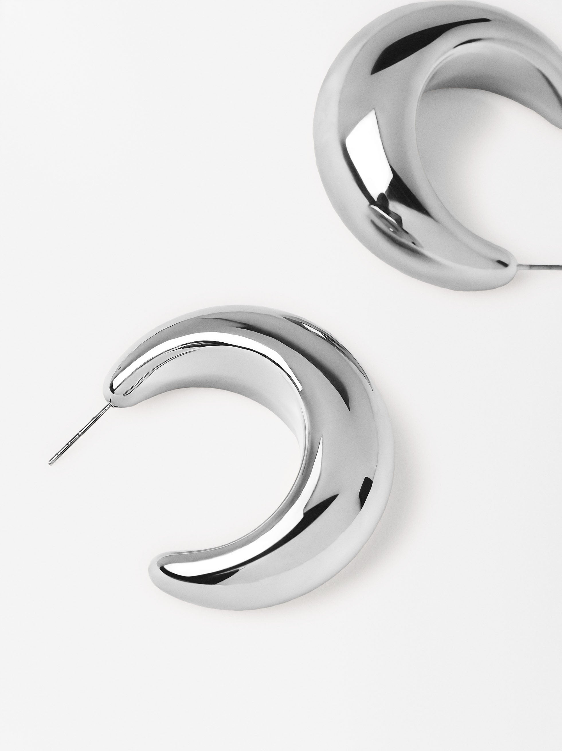 Aretes De Aro Plateados