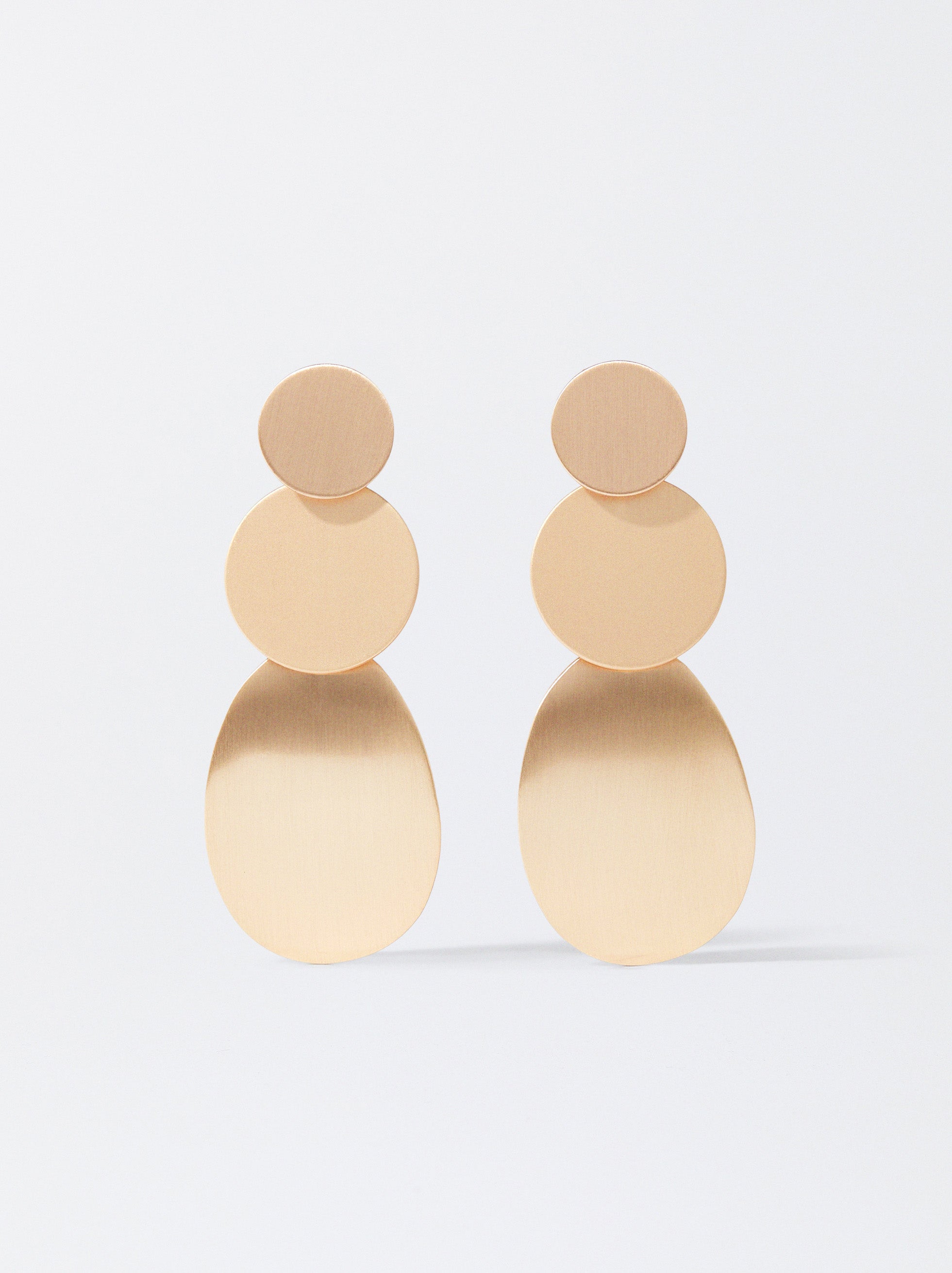 Aretes Largos Dorados