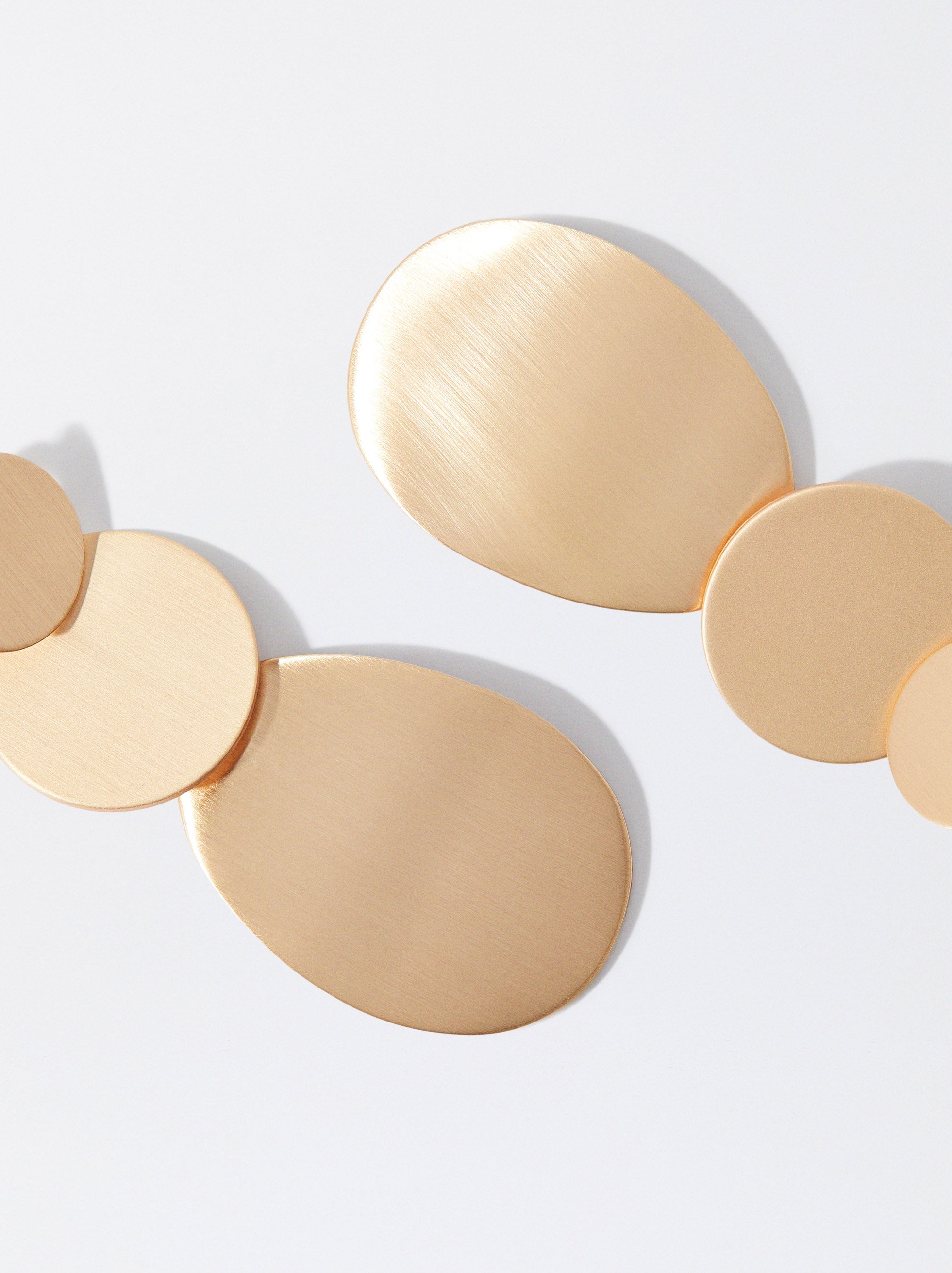 Aretes Largos Dorados