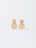 Aretes Con Efecto Mate
