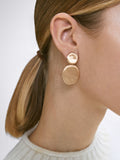 Aretes Con Efecto Mate