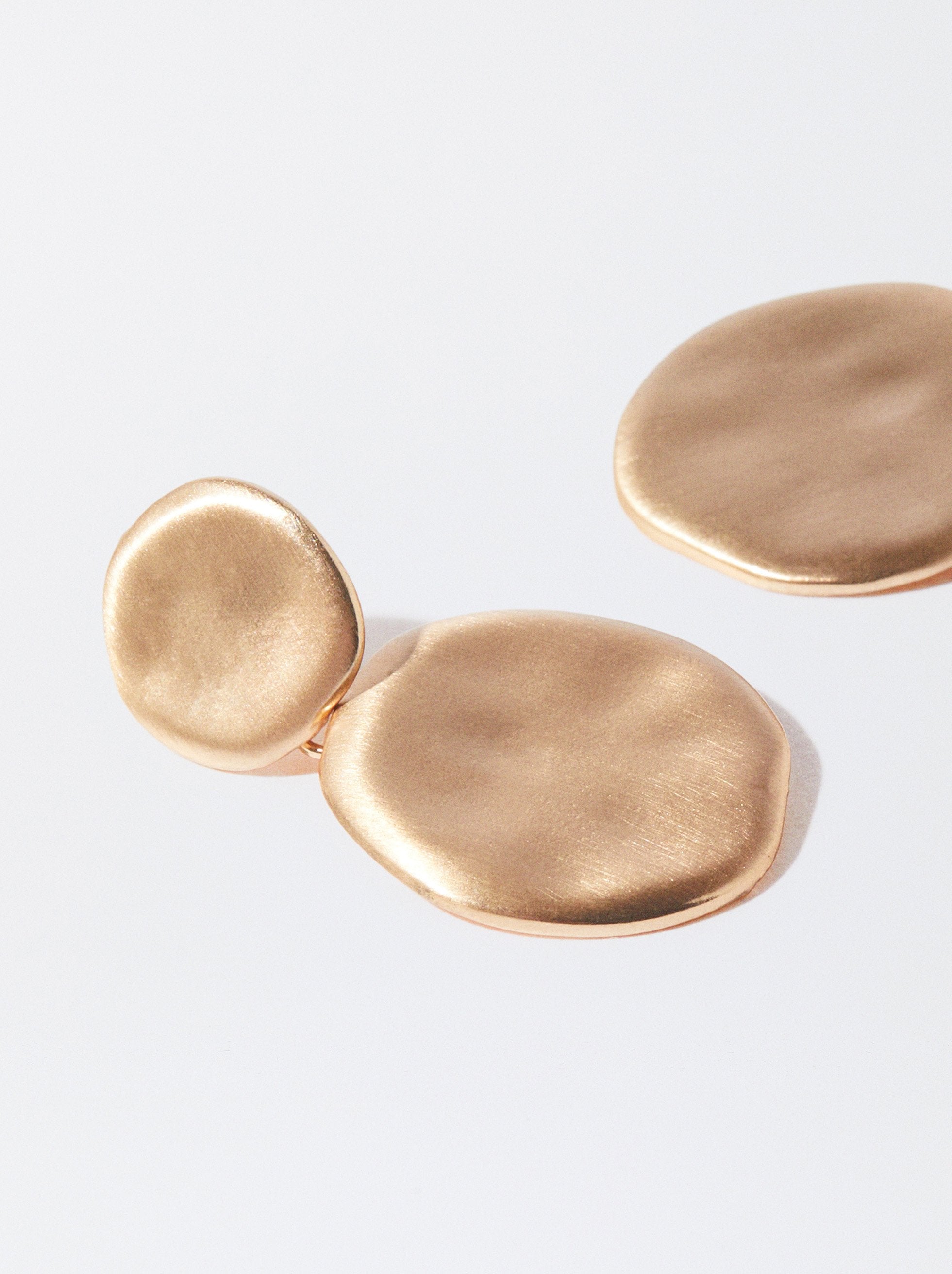 Aretes Con Efecto Mate