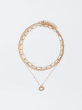 Conjunto De Collares Dorados
