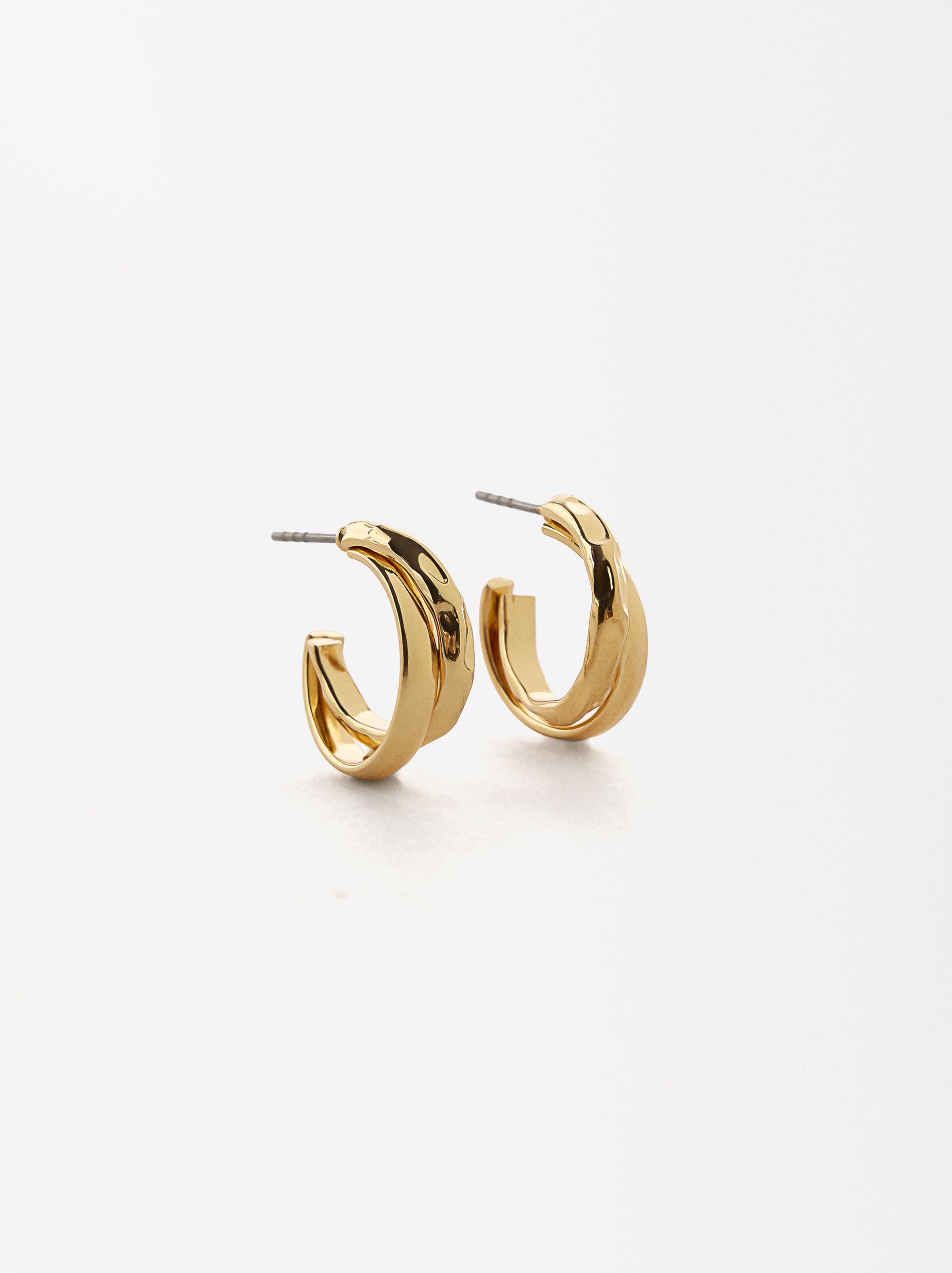 Aretes De Aro Dorados