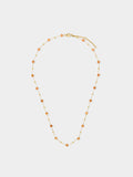 Collar Estrellas De Piedra - Acero Inoxidable
