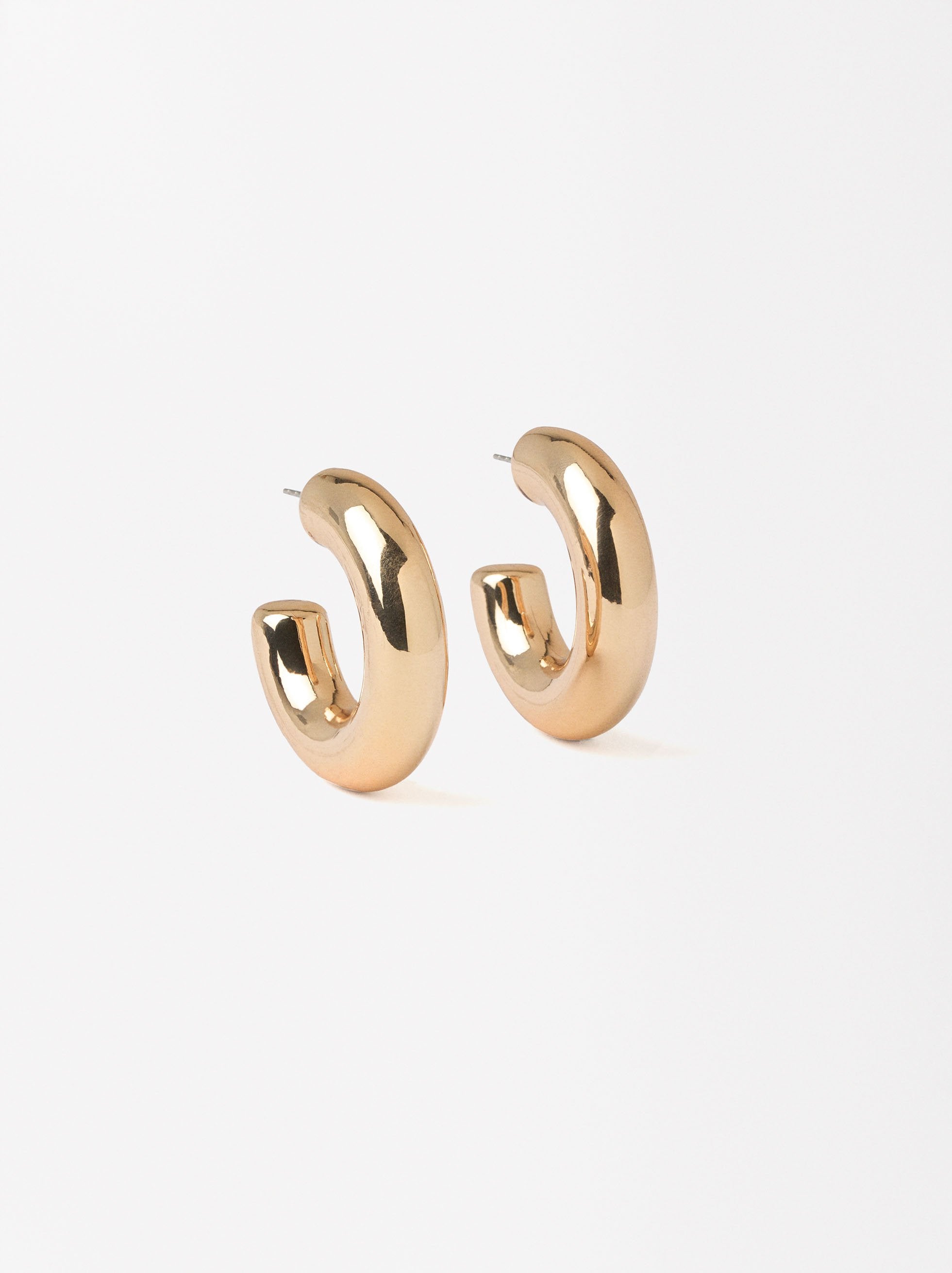 Aretes De Aro Dorados