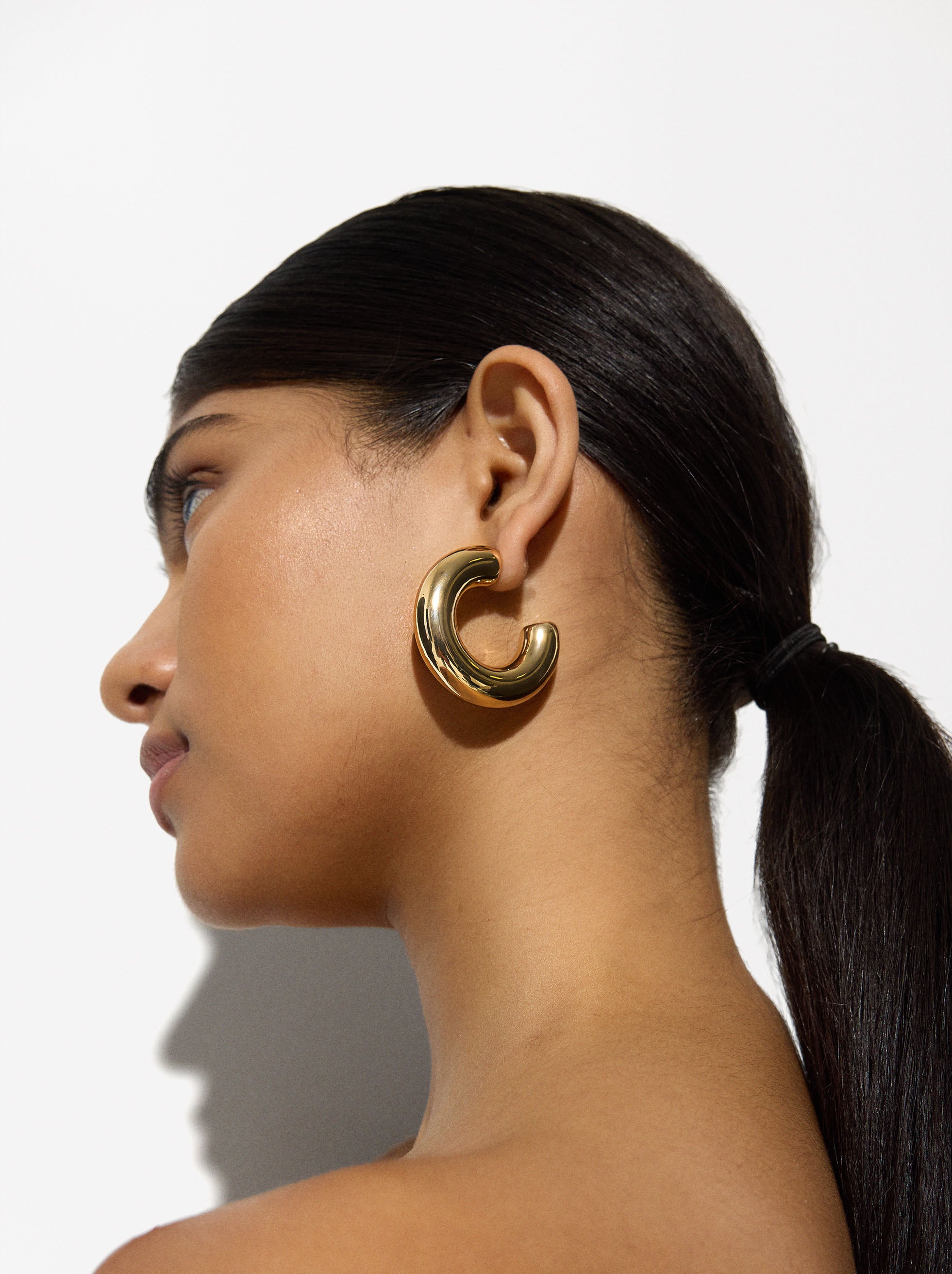 Aretes De Aro Dorados